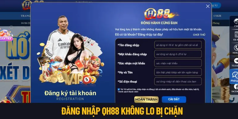 Đăng Nhập QH88 Mới Nhất Để Không Bị Chặn Hay Lỗi Web