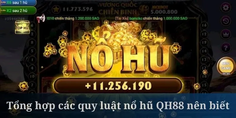 Quy luật nổ hũ QH88 xác định mức cược